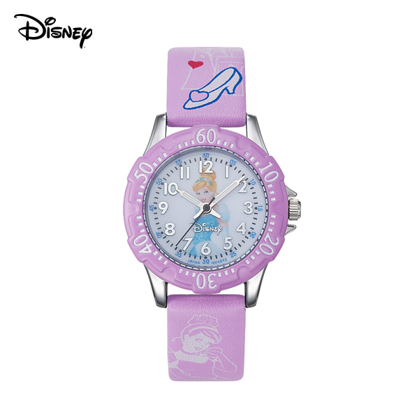 [디즈니시계 DISNEY] D20130CI 신데렐라 핑크 어린이용 실리콘시계시계 30mm 타임메카