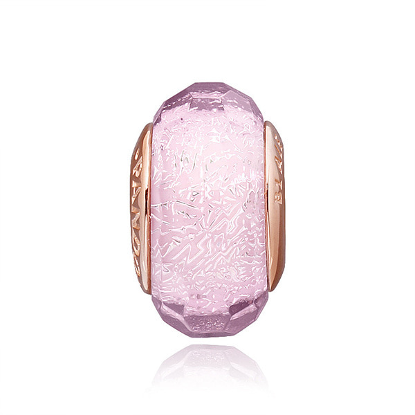[판도라 PANDORA] 여성 판도라 무라노 참 781650 Pink Shimmer Glass Murano Charm