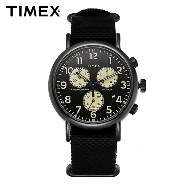 [타이맥스시계 TIMEX] TW2P71500 / 40mm 인디글로라이트 크로노그래프 / 류준열 착용모델