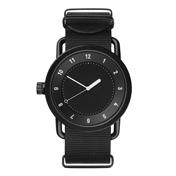 [공식수입정품] TID WATCHES 10010121 No.1 Black / Black Nylon Wristband (40) 남성 나토시계 타임메카
