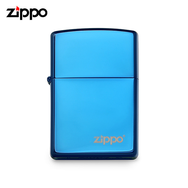 [지포 ZIPPO] ZP20446ZL (20446ZL) / 사파이어로고 Sapphire Logo 윈드 프루프 라이터 블루 타임메카